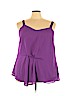 Lane Bryant 100% Polyester Purple Sleeveless Blouse Size 26 - photo 1