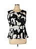 New York & Company 100% Polyester Black Sleeveless Blouse Size XL - photo 1