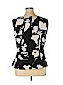 New York & Company 100% Polyester Black Sleeveless Blouse Size XL - photo 2