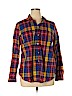 Old Navy 100% Cotton Red Long Sleeve Button-Down Shirt Size XL - photo 1