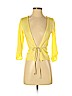 Costume National 100% Cotton Yellow Cardigan Size S - photo 1