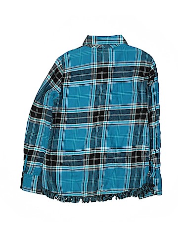 Justice Long Sleeve Button-Down Shirt (view 2)