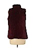 Aqua 100% Polyester Burgundy Vest Size XS - photo 2