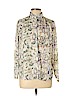 H&M 100% Polyester White Long Sleeve Button-Down Shirt Size 6 - photo 1