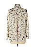 H&M 100% Polyester White Long Sleeve Button-Down Shirt Size 6 - photo 2