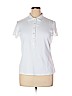 J. McLaughlin White Short Sleeve Polo Size XL - photo 1