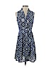 Paper Crown Designed Exclusively for Stitch Fix 100% Polyester Blue Casual Dress Size XS (petite) - photo 1