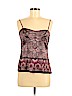 Elie Tahari Burgundy Sleeveless Silk Top Size M - photo 1