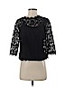 Talbots Black 3/4 Sleeve Blouse Size 2 (petite) - photo 1