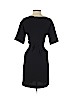 H&M 100% Polyester Black Casual Dress Size 4 - photo 2