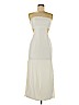 Aqua 100% Polyester White Cocktail Dress Size M - photo 1