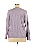 Caslon Purple Silk Cardigan Size 1X - photo 2