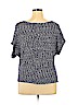 Cato Blue Short Sleeve Top Size XL - photo 2