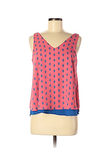 Pink Rose Sleeveless Blouse (view 1)