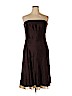 Ann Taylor 100% Silk Brown Casual Dress Size 16 - photo 1