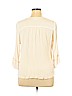 Maurices 100% Rayon Ivory 3/4 Sleeve Top Size 16 (1) - photo 2