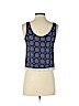 Forever 21 100% Rayon Blue Sleeveless Blouse Size S - photo 2