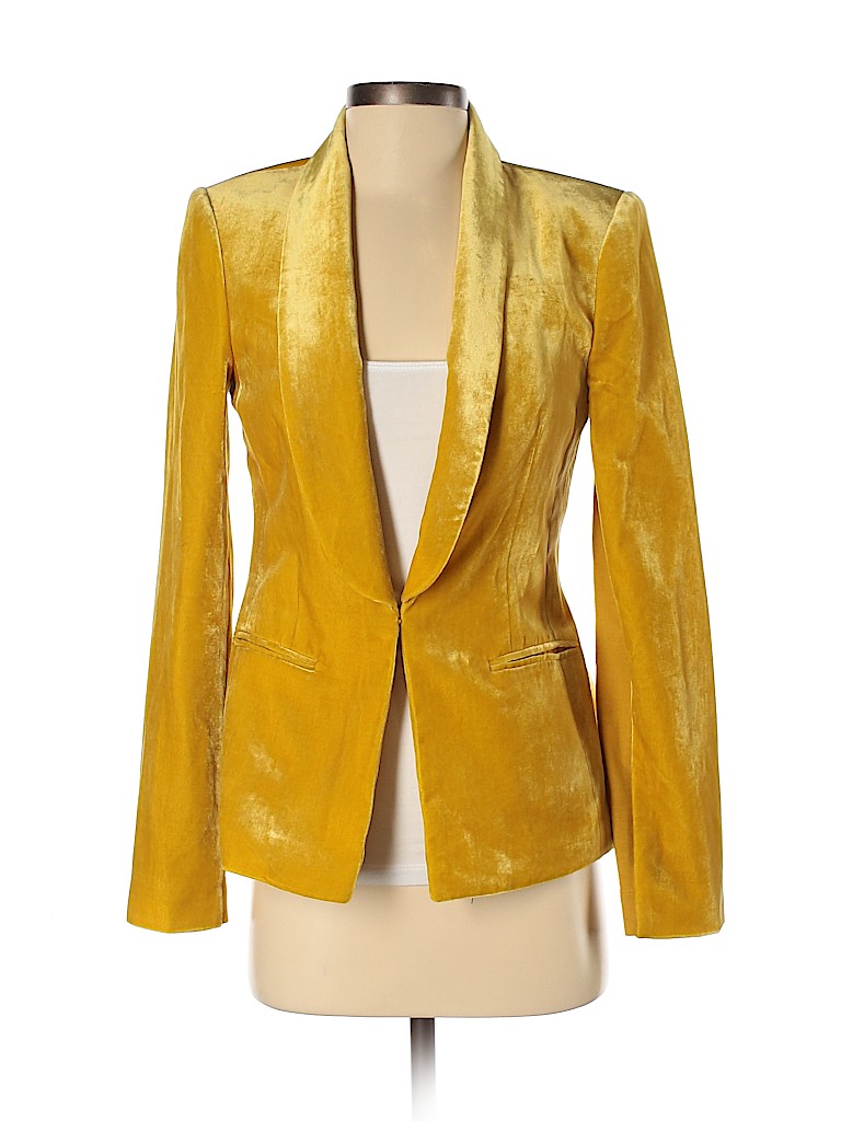 BCBGMAXAZRIA Yellow Blazer Size XXS - photo 1