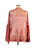 Xhilaration 100% Nylon Pink Kimono Size XL - photo 2