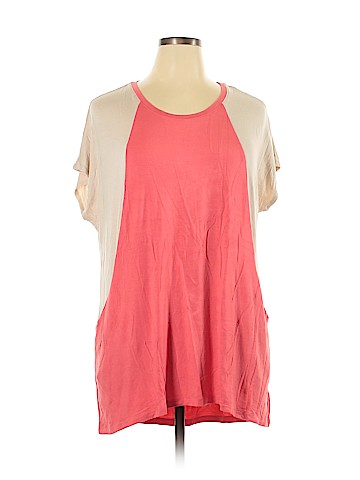 LOGO by Lori Goldstein Short Sleeve Top (view 1)