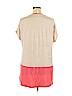 LOGO by Lori Goldstein Pink Short Sleeve Top Size 1X - photo 2