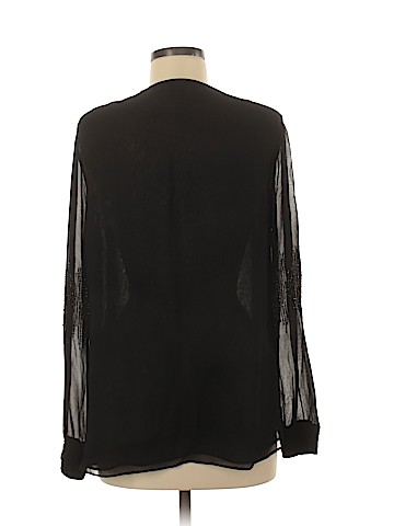 Ecru Long Sleeve Blouse (view 2)