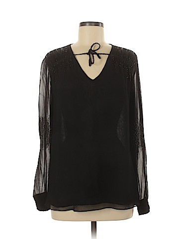 Ecru Long Sleeve Blouse (view 1)