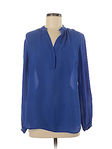 Carlisle Long Sleeve Silk Top (view 1)