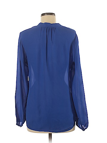 Carlisle Long Sleeve Silk Top (view 2)
