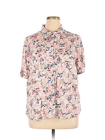 Cj Banks Short Sleeve Button-Down Shirt (view 1)