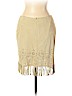 Escada Sport 100% Suede Tan Leather Skirt Size EU 42 / US 12 - photo 2