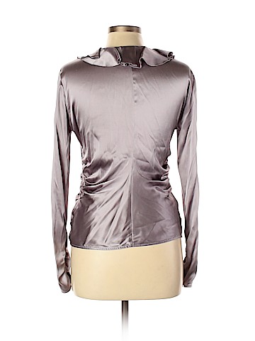 Armani Collezioni Long Sleeve Silk Top (view 2)