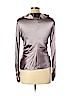 Armani Collezioni Purple Long Sleeve Silk Top Size 10 - photo 2