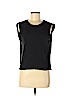 Zara 100% Cotton Black Tank Top Size M - photo 1