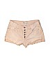 Free People Tan Denim Shorts Size 29 waist - photo 1
