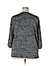 Cathy Daniels Gray 3/4 Sleeve Top Size 2X - photo 2
