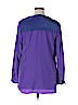 MBN 100% Polyester Purple Long Sleeve Blouse Size XL - photo 2