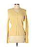Neiman Marcus Yellow Silk Cardigan Size L - photo 1