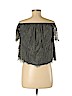 American Eagle Outfitters 100% Nylon Gray Short Sleeve Top Size M - photo 2