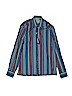 Ragazzo Uomo 100% Cotton Blue Long Sleeve Button-Down Shirt Size 16 - photo 1