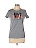 Nike Gray Active T-Shirt Size L - photo 1