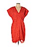 Banana Republic 100% Polyester Red Cocktail Dress Size 12 - photo 1