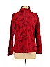 Laura Scott 100% Polyester Red Fleece Size L (petite) - photo 1