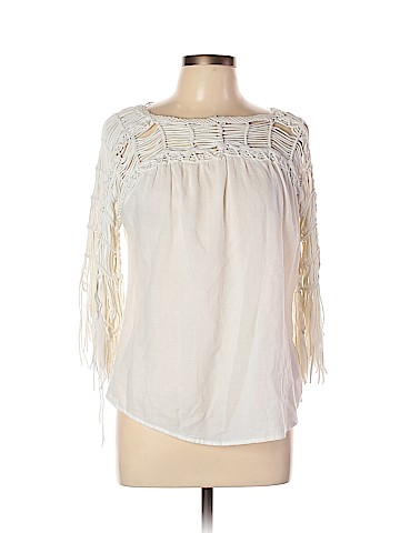 Zara Basic 3/4 Sleeve Blouse (view 1)