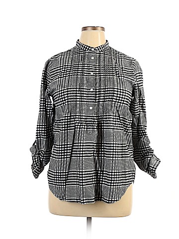 Lands' End 3/4 Sleeve Blouse (view 1)