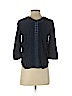 Free People Blue 3/4 Sleeve Blouse Size S - photo 2