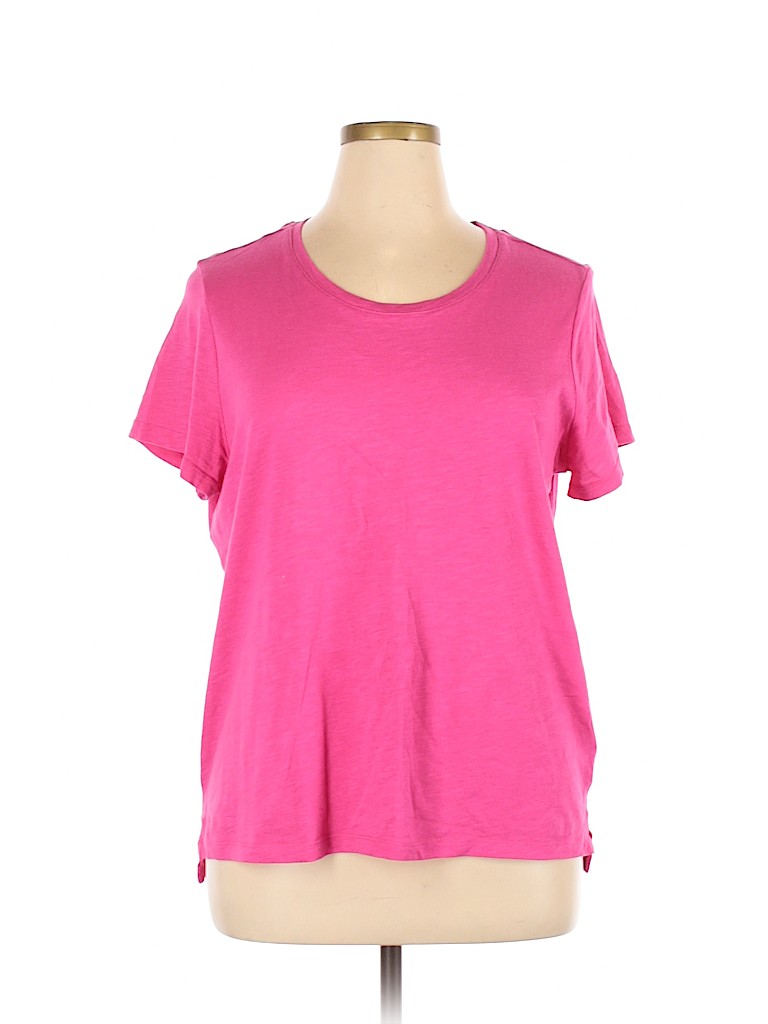 Eddie Bauer Pink Short Sleeve T-Shirt Size XL - photo 1