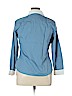 ALC ATLAST CLASSICS Blue Long Sleeve Blouse Size XL - photo 2