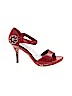 Delicacy Red Heels Size 8 1/2 - photo 1