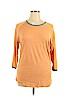 Lularoe Orange 3/4 Sleeve T-Shirt Size XL - photo 1
